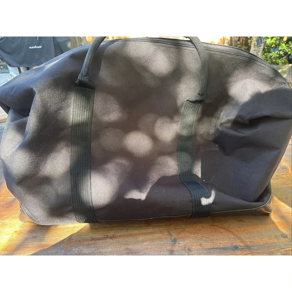 Ralph Lauren Fragrances Black Canvas Duffle Bag Vintage VIP Promo Weekender RL